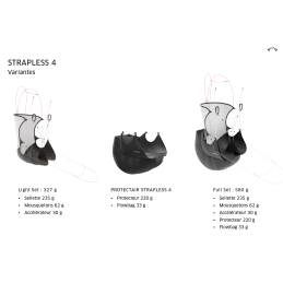 Advance Strapless 4 - Light Harness - Rando- inflatable protection Advance - 3